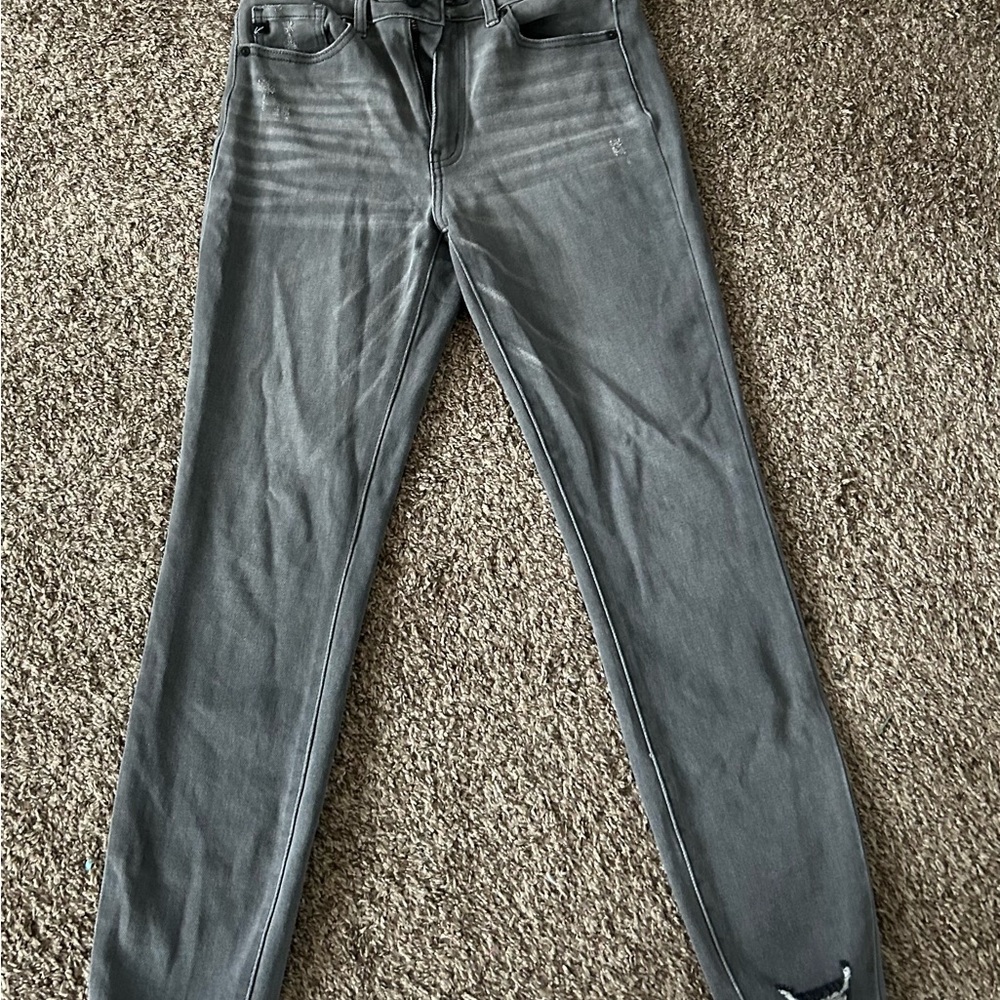 Grey size 6 KanCan Women's Skinny Jeans